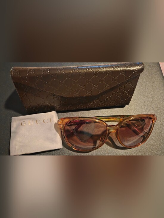 Gucci Brown Tortoiseshell Sunglasses